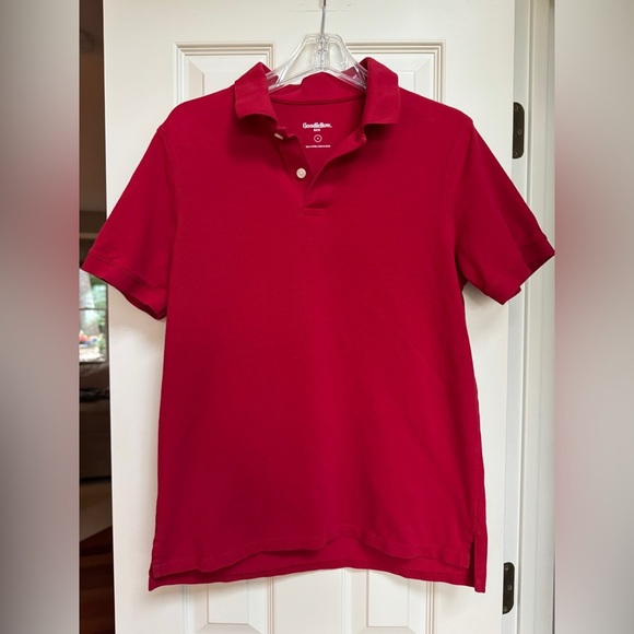 Goodfellow & Co Red Polo Shirt Classic Design - Picture 1 of 3